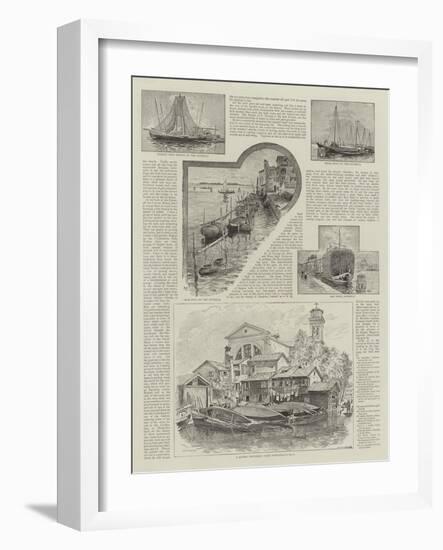 Boats of Venice-Henry Edward Tidmarsh-Framed Giclee Print