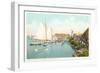 Boats off Coronado, San Diego, California-null-Framed Art Print