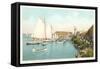 Boats off Coronado, San Diego, California-null-Framed Stretched Canvas