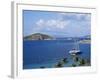 Boats off Dead Man's Beach, Peter Island Resort, British Virgin Islands-Alison Wright-Framed Photographic Print