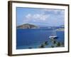 Boats off Dead Man's Beach, Peter Island Resort, British Virgin Islands-Alison Wright-Framed Photographic Print