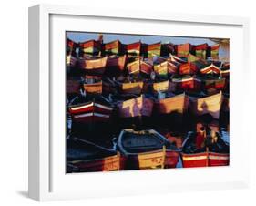 Boats, Old Portuguese City, El Jadida, Atlantic Coast, Morocco, North Africa, Africa-Bruno Morandi-Framed Photographic Print