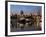 Boats on a Marina at Dusk, Shoreline Village, Long Beach, Los Angeles County, California, USA-null-Framed Photographic Print