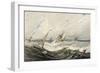 Boats on a Stormy Sea (W/C over Graphite on Wove Paper)-Francois Louis Thomas Francia-Framed Giclee Print