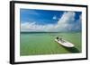 Boats on beach, Dunmore Town, Harbour Island, Eleuthera Island, Bahamas-null-Framed Photographic Print