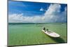 Boats on beach, Dunmore Town, Harbour Island, Eleuthera Island, Bahamas-null-Mounted Photographic Print