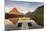 Boats on Calm Morning at Two Medicine Lake in Glacier National Park, Montana, USA-Chuck Haney-Mounted Photographic Print
