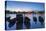 Boats on Can Tho River at Sunset, Can Tho, Mekong Delta, Vietnam, Indochina, Southeast Asia, Asia-Ian Trower-Stretched Canvas