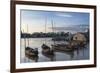 Boats on Can Tho River, Can Tho, Mekong Delta, Vietnam, Indochina, Southeast Asia, Asia-Ian Trower-Framed Photographic Print