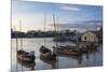 Boats on Can Tho River, Can Tho, Mekong Delta, Vietnam, Indochina, Southeast Asia, Asia-Ian Trower-Mounted Photographic Print