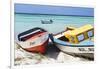 Boats on Eagle Beach, Aruba-George Oze-Framed Photographic Print