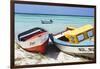 Boats on Eagle Beach, Aruba-George Oze-Framed Photographic Print