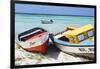 Boats on Eagle Beach, Aruba-George Oze-Framed Photographic Print