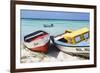 Boats on Eagle Beach, Aruba-George Oze-Framed Photographic Print