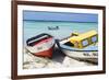 Boats on Eagle Beach, Aruba-George Oze-Framed Photographic Print