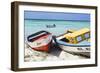 Boats on Eagle Beach, Aruba-George Oze-Framed Photographic Print