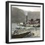 Boats on Lake Brienz (Switzerland), Circa 1865-Leon, Levy et Fils-Framed Photographic Print