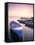 Boats on Lake, Connemara, County Galway, Ireland-Peter Adams-Framed Stretched Canvas