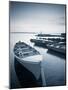 Boats on Lake, Connemara, County Galway, Ireland-Peter Adams-Mounted Photographic Print