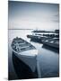 Boats on Lake, Connemara, County Galway, Ireland-Peter Adams-Mounted Photographic Print