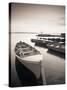 Boats on Lake, Connemara, County Galway, Ireland-Peter Adams-Stretched Canvas