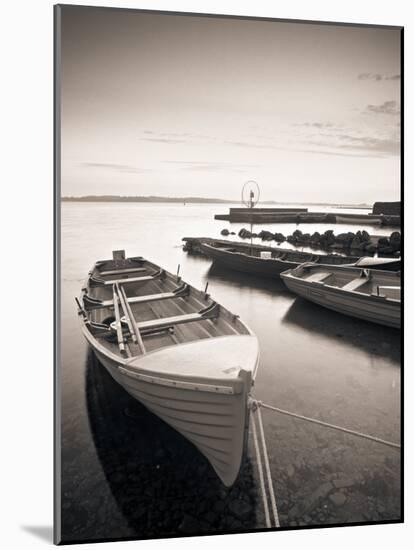 Boats on Lake, Connemara, County Galway, Ireland-Peter Adams-Mounted Photographic Print