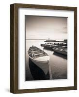 Boats on Lake, Connemara, County Galway, Ireland-Peter Adams-Framed Photographic Print