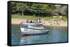 Boats on Lake Malawi, Cape Maclear, Malawi, Africa-Michael Runkel-Framed Stretched Canvas