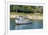 Boats on Lake Malawi, Cape Maclear, Malawi, Africa-Michael Runkel-Framed Photographic Print