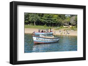 Boats on Lake Malawi, Cape Maclear, Malawi, Africa-Michael Runkel-Framed Photographic Print