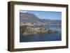 Boats on Lugu Lake, Yunnan, China, Asia-Ian Trower-Framed Photographic Print