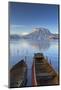 Boats on Lugu Lake, Yunnan, China-Ian Trower-Mounted Photographic Print