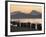 Boats on Mekong River at Sunset, Luang Prabang, Laos-Ian Trower-Framed Photographic Print