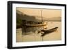 Boats on Mekong River, Luang Prabang, Laos, Indochina, Southeast Asia, Asia-Ben Pipe-Framed Photographic Print