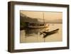 Boats on Mekong River, Luang Prabang, Laos, Indochina, Southeast Asia, Asia-Ben Pipe-Framed Premium Photographic Print