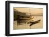 Boats on Mekong River, Luang Prabang, Laos, Indochina, Southeast Asia, Asia-Ben Pipe-Framed Premium Photographic Print