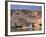 Boats on Nile River Passing Massive Statues of Pharoh Ramses II at Door to Queen Nefertari's Temple-James Burke-Framed Photographic Print