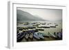 Boats on Phewa Lake, Pokhara, Nepal-Michael Slevin Uttley-Framed Photographic Print