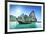 Boats on Railay Beach in Krabi Thailand-Iakov Kalinin-Framed Photographic Print