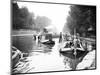 Boats on Regent's Canal, London, C1905-null-Mounted Photographic Print