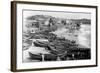 Boats on Shore Along Gold Coast-null-Framed Photographic Print