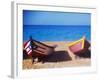 Boats on the Beach, Aguadilla, Puerto Rico-null-Framed Photographic Print