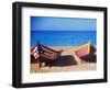 Boats on the Beach, Aguadilla, Puerto Rico-null-Framed Photographic Print