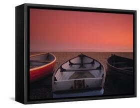Boats on the beach, Brighton, East Sussex, England-Jon Arnold-Framed Stretched Canvas