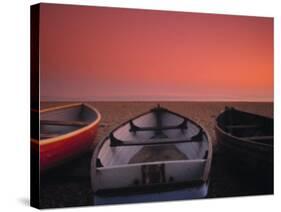 Boats on the beach, Brighton, East Sussex, England-Jon Arnold-Stretched Canvas