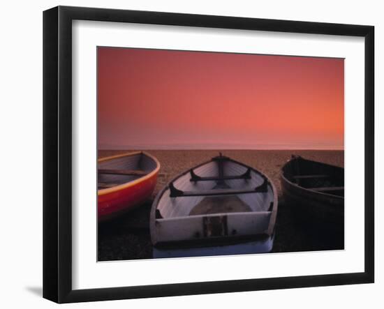 Boats on the beach, Brighton, East Sussex, England-Jon Arnold-Framed Premium Photographic Print