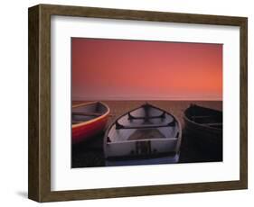 Boats on the beach, Brighton, East Sussex, England-Jon Arnold-Framed Photographic Print