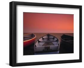 Boats on the beach, Brighton, East Sussex, England-Jon Arnold-Framed Photographic Print