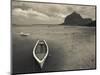 Boats on the Beach, Le Morne Brabant, Mauritius-null-Mounted Photographic Print