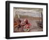 Boats on the Beach, Southwold, 1888-89-Philip Wilson Steer-Framed Giclee Print